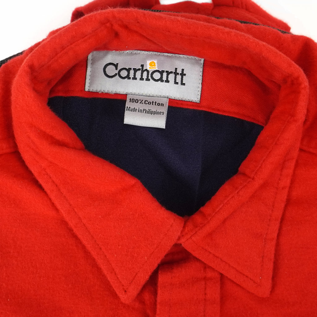 Reworked (Carhartt) - Red Shirt Backpack Vintage Retro