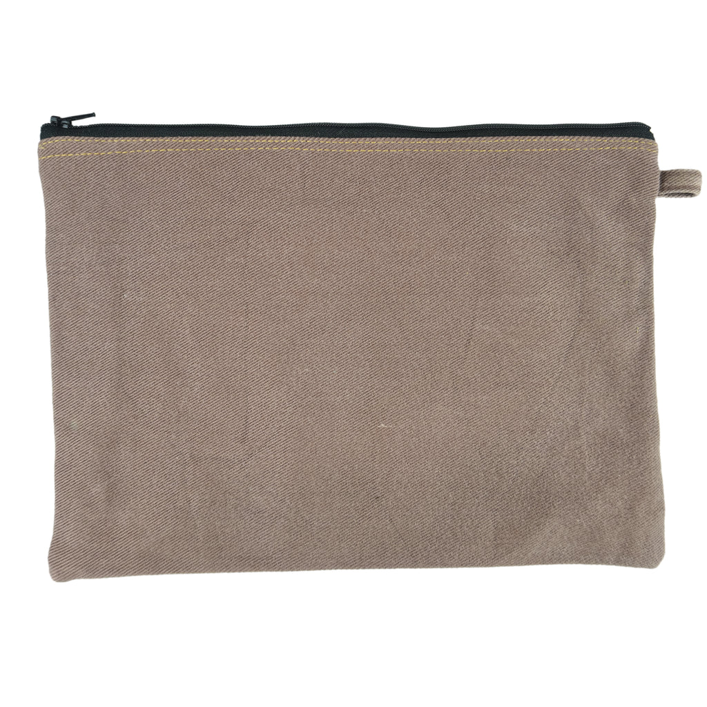 Reworked - Rectangle Light Purple Denim Purse Medium