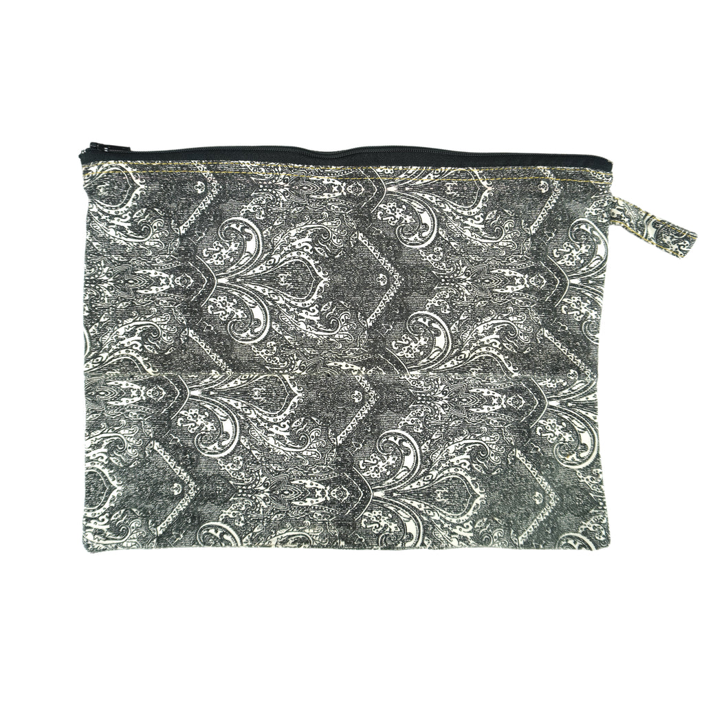 Reworked - Rectangle Graphic Denim Purse Medium