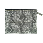 Reworked - Rectangle Graphic Denim Purse Medium