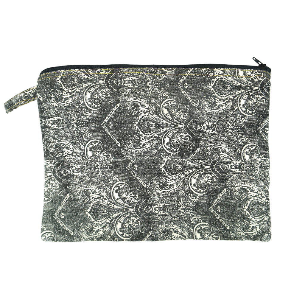 Reworked - Rectangle Graphic Denim Purse Medium