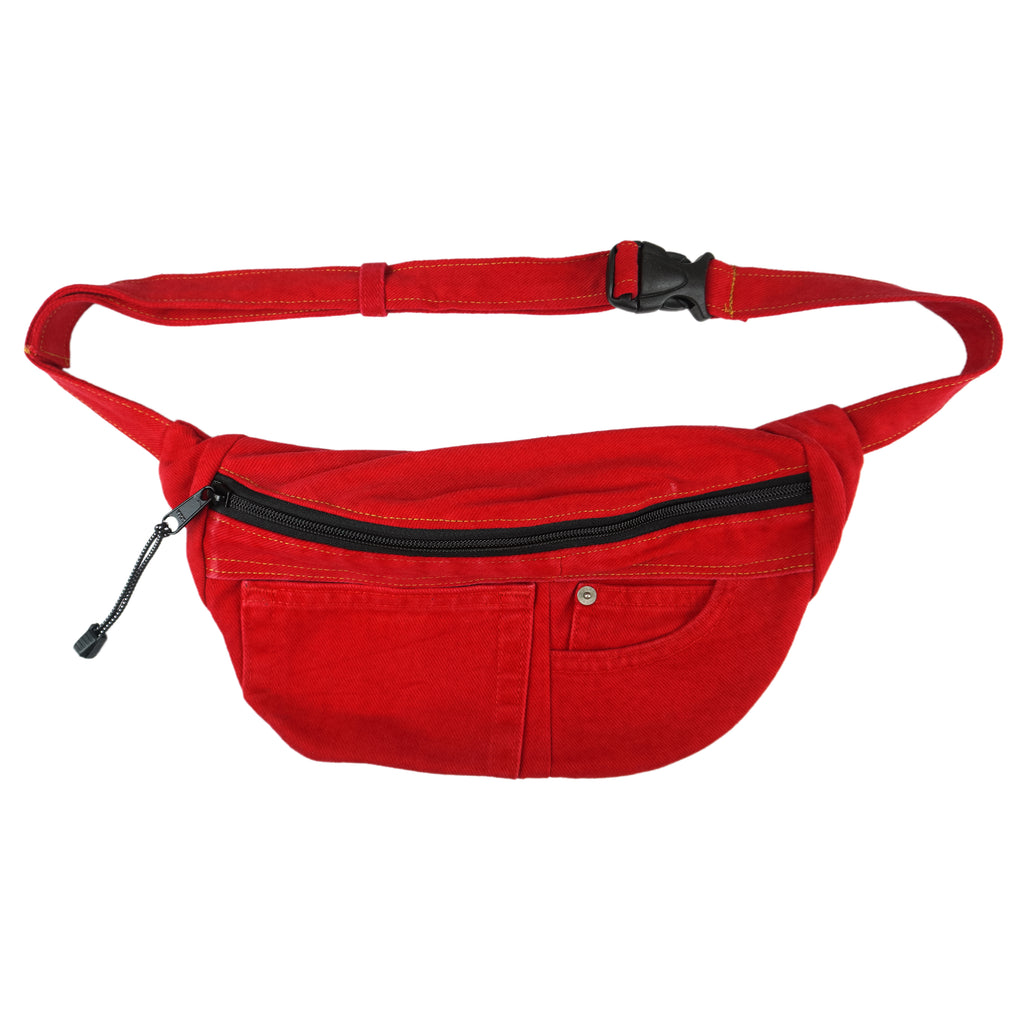 Reworked - Denim Fanny Pack Bag