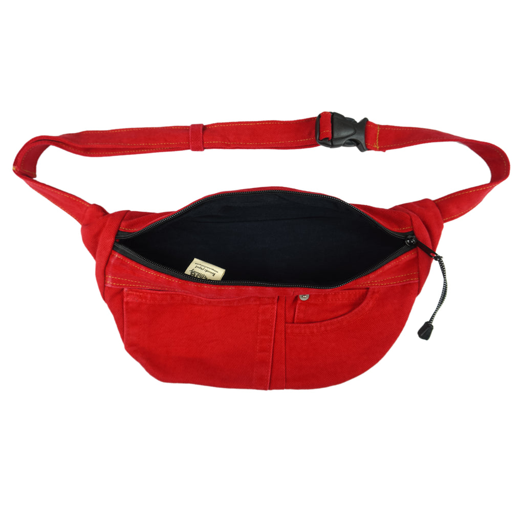 Reworked - Denim Fanny Pack Bag