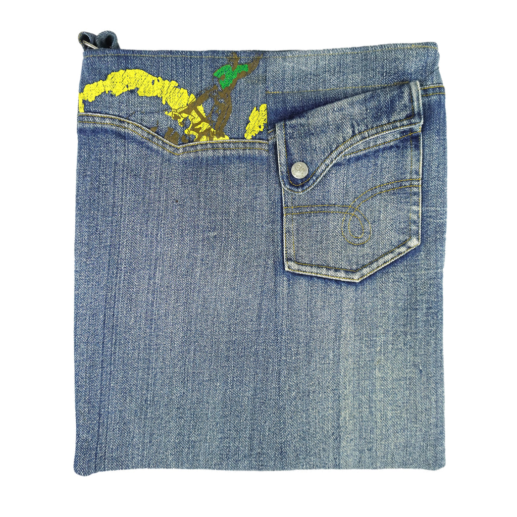 Reworked - Key West Denim Tote Shopping Bag