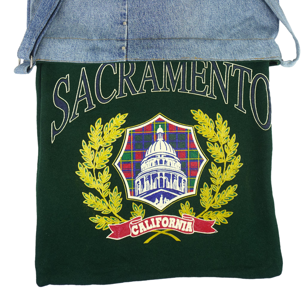 Reworked - Sacramento Denim Tote Shopping Bag