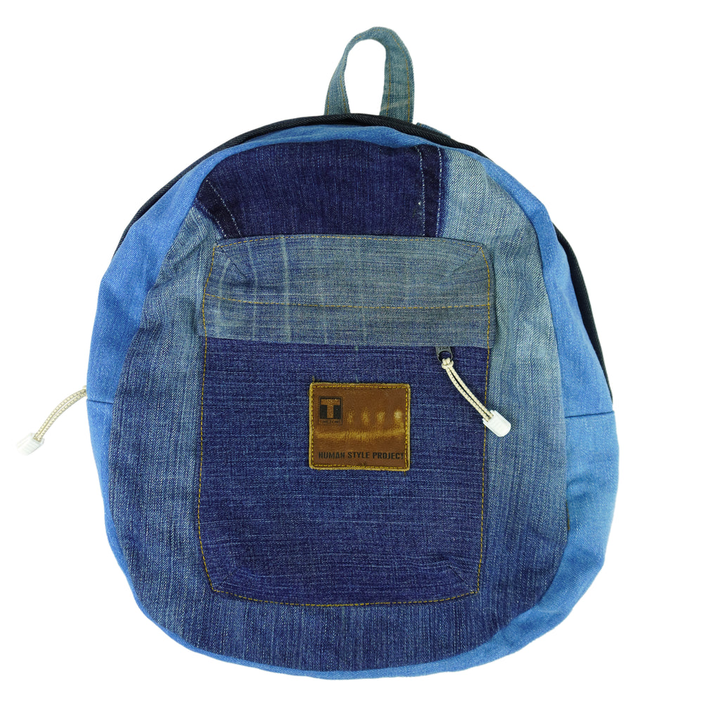 Reworked - Denim X Raptors Basketball Turtle Shell Backpack Bag