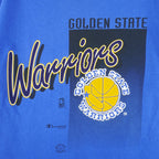 Champion - NBA Golden State Warriors Single Stitch T-Shirt 1980s Large Vintage Retro Basketball