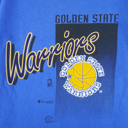 Champion - NBA Golden State Warriors Single Stitch T-Shirt 1980s Large Vintage Retro Basketball