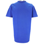 NFL (Nutmeg) - New York Giants Locker Room Embroidered T-Shirt 1990s X-Large Vintage Retro Football