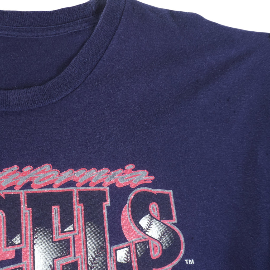 MLB (Logo 7) - California Angels T-Shirt 1995 X-Large Vintage Retro Baseball