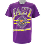 NBA (Stedman) - Utah Jazz Midwest Division Champs T-Shirt 1992 Large
