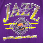 NBA (Stedman) - Utah Jazz Midwest Division Champs T-Shirt 1992 Large Vintage Retro Basketball