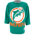 NFL (The Game) - Miami Dolphins Jersey 1990s Large Vintage Retro Football