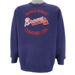 MLB - Atlanta Braves Embroidered World Champs Sweatshirt 1995 Large