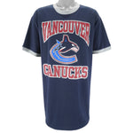 NHL (CGW) - Vancouver Canucks Big Logo T-Shirt 1990s X-Large Vintage Retro Hockey