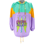 Adidas - Crocodile Beach Pullover Windbreaker 1990s X-Large Vintage Retro