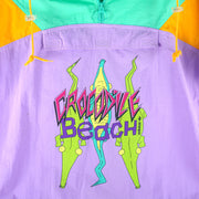 Adidas - Crocodile Beach Pullover Windbreaker 1990s X-Large Vintage Retro