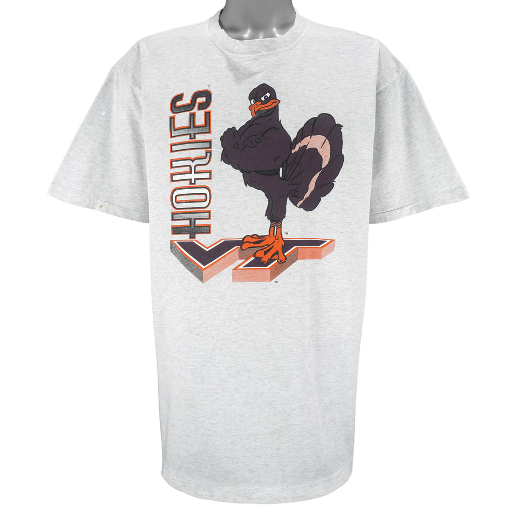 NCAA (Soffe's Choice) - Virginia Tech Hokies Single Stitch T-Shirt 1990s X-Large Vintage Retro College