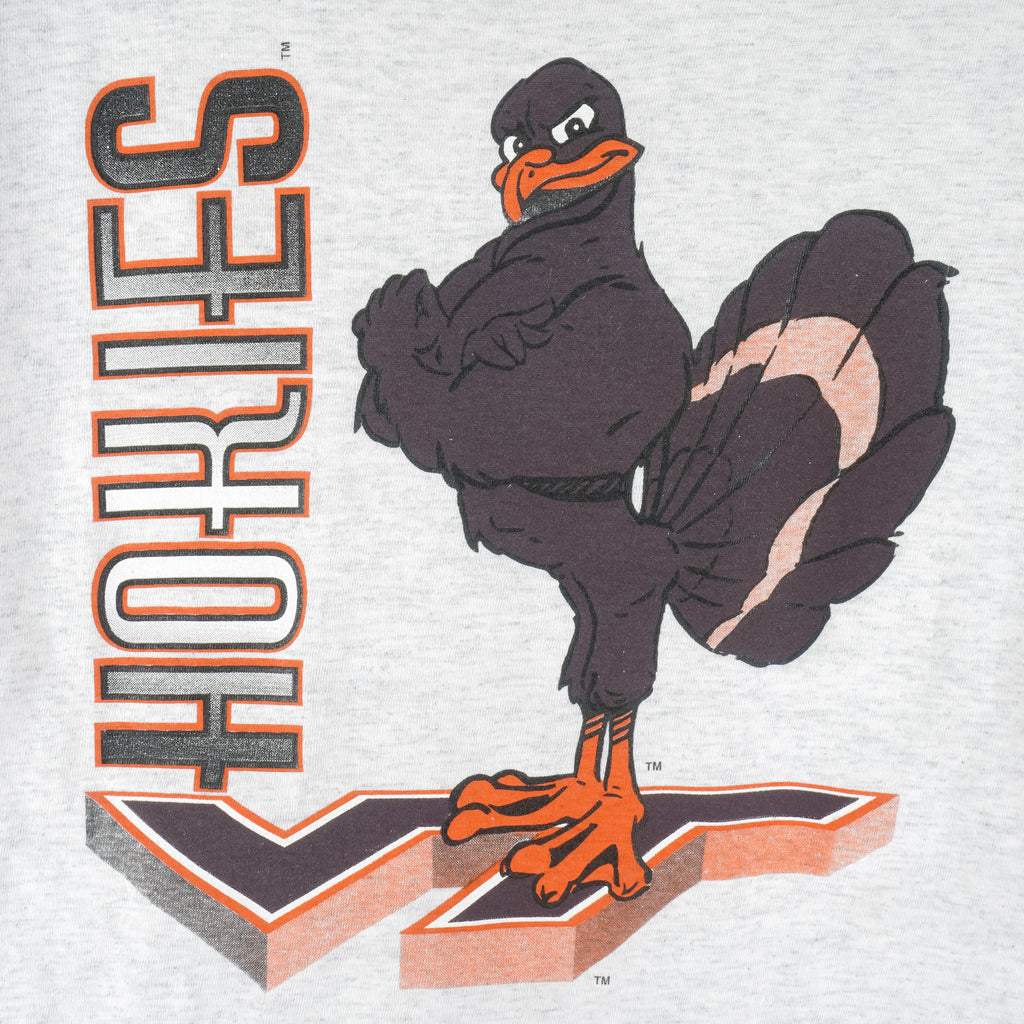 NCAA (Soffe's Choice) - Virginia Tech Hokies Single Stitch T-Shirt 1990s X-Large Vintage Retro College