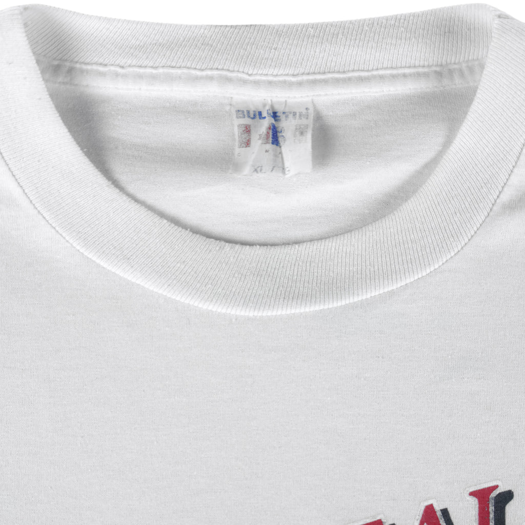 MLB (Bulletin Athletic) - Montreal Expos Single Stitch T-Shirt 1990s X-Large Vintage Retro Baseball