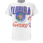 NCAA (Jerzees) - Florida Gators Single Stitch T-Shirt 1992 Medium Vintage Retro College