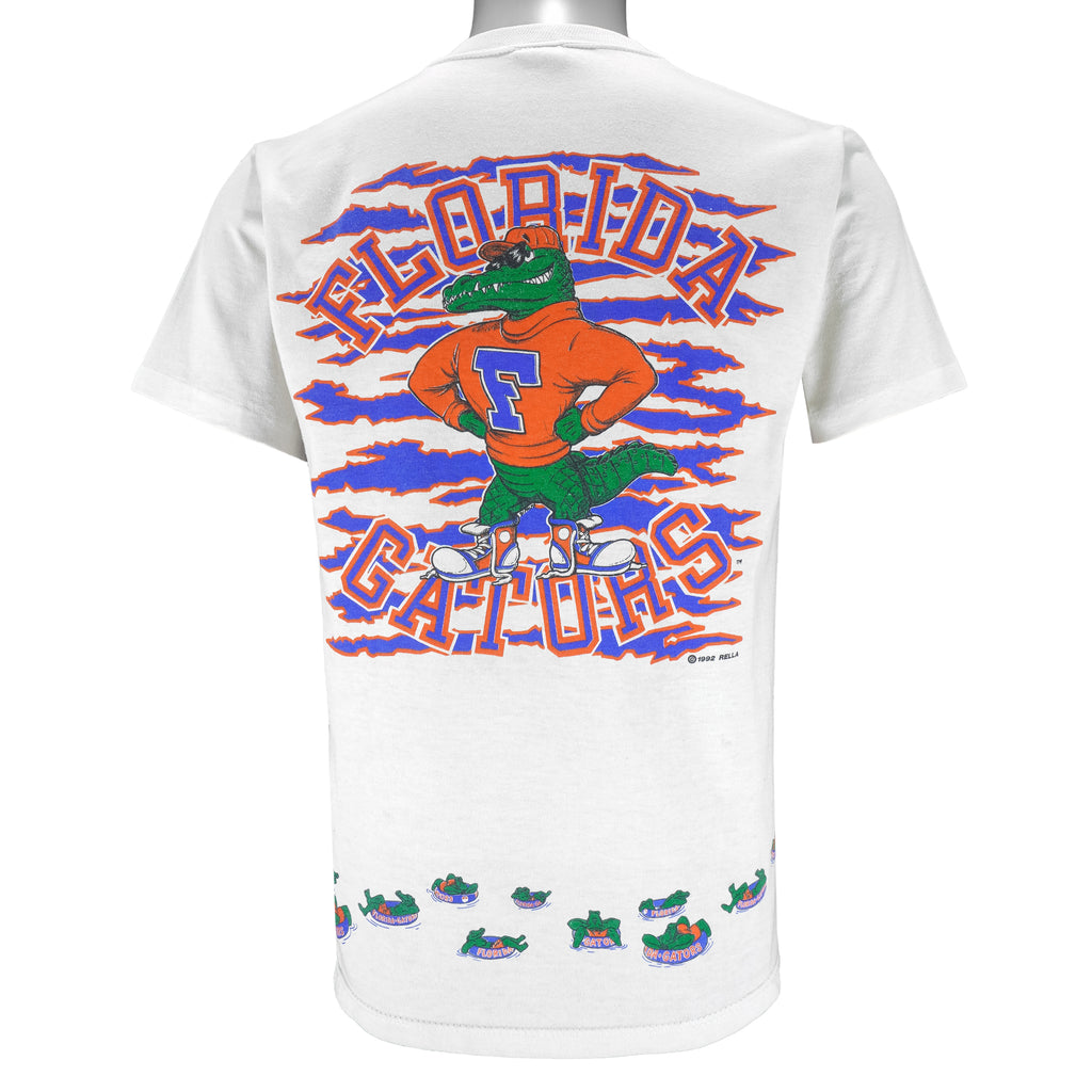 NCAA (Jerzees) - Florida Gators Single Stitch T-Shirt 1992 Medium Vintage Retro College
