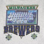 MLB (Sport Attack) - Milwaukee Brewers Single Stitch T-Shirt 1994 Large Vintage Retro Baseball