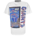 NFL (Magic Johnson T's) - New York Giants Single Stitch T-Shirt 1994 Large Vintage Retro Football