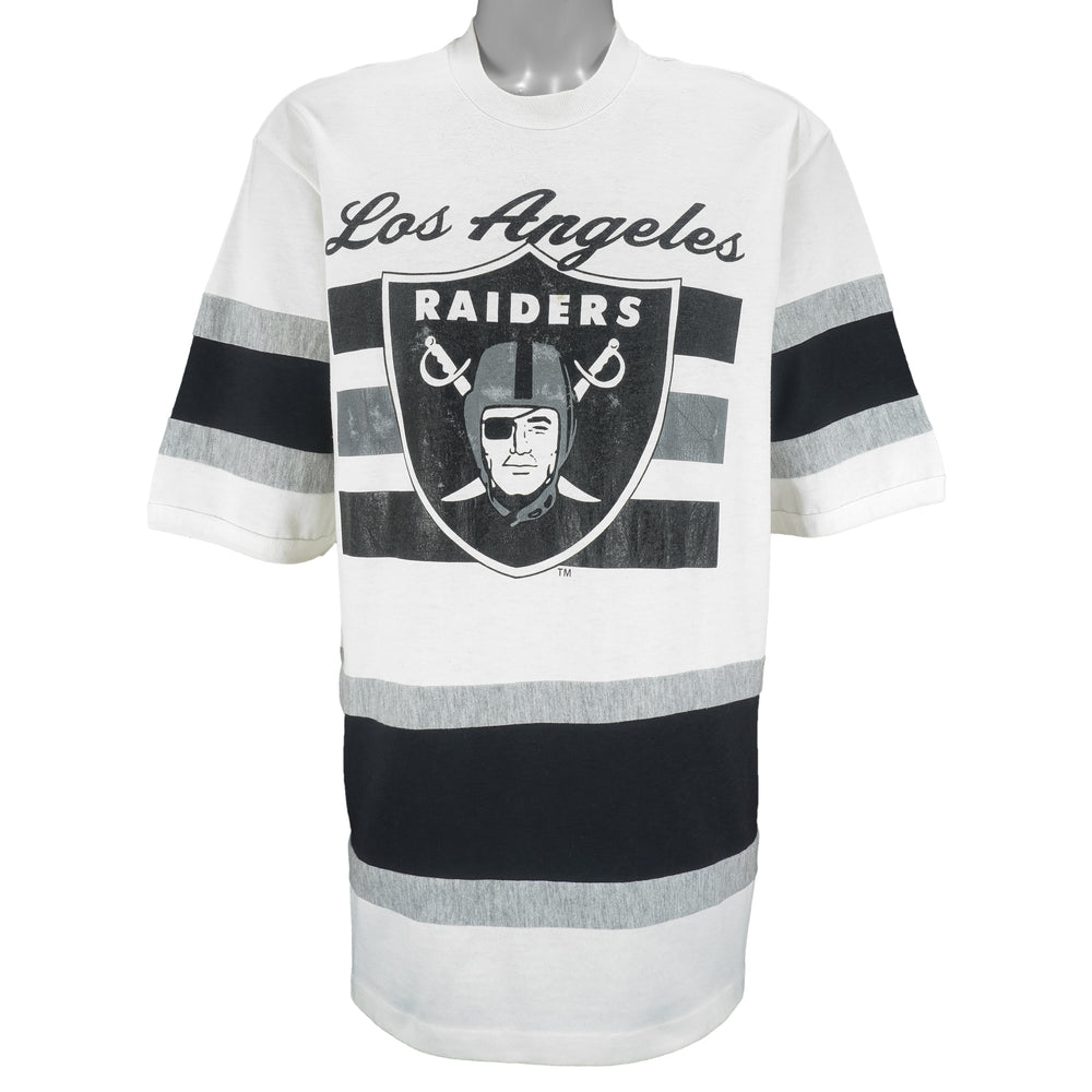 NFL (Nutmeg Mills) - Los Angeles Raiders Jersey 1990s X-Large Vintage Retro Football