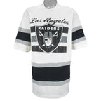 NFL (Nutmeg Mills) - Los Angeles Raiders Jersey 1990s X-Large Vintage Retro Football