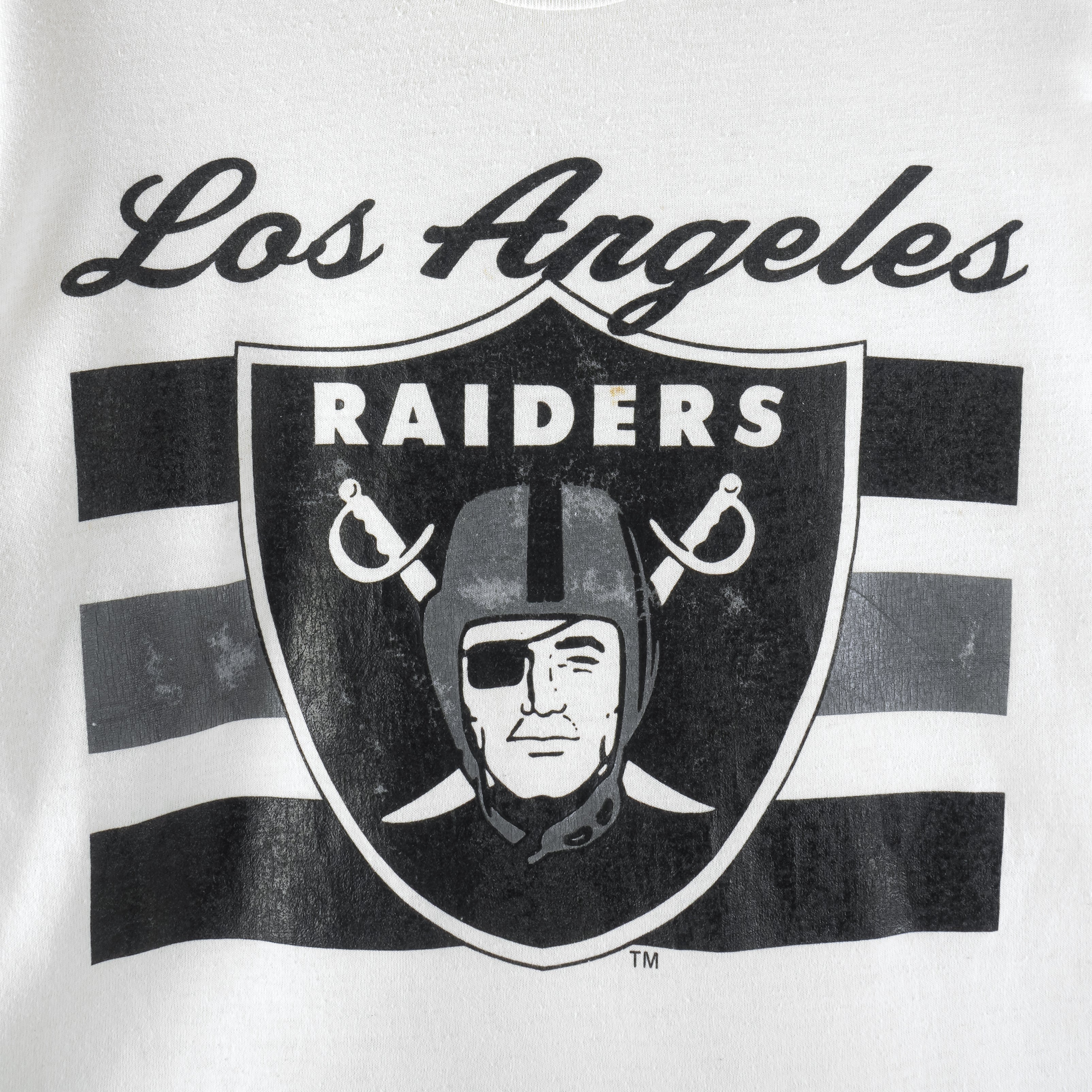 NFL (Nutmeg Mills) - Los Angeles Raiders Jersey 1990s X-Large Vintage Retro Football