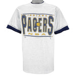 NBA (Salem) - Indiana Pacers Roll Em Ups T-Shirt 1991 Large Vintage Retro Basketball
