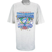MLB (Ravens) - Toronto Blue Jays World Champions Single Stitch T-Shirt 1993 X-Large Vintage Retro Baseball