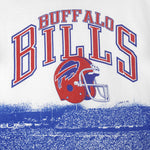 NFL (Logo 7) - Buffalo Bills Helmet Single Stitch T-Shirt 1990s Large Vintage Retro Football
