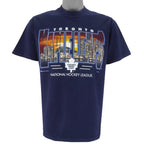 NHL (Bulletin Athletic) - Toronto Maple Leafs Single Stitch T-Shirt 1990s Medium Vintage Retro Hockey
