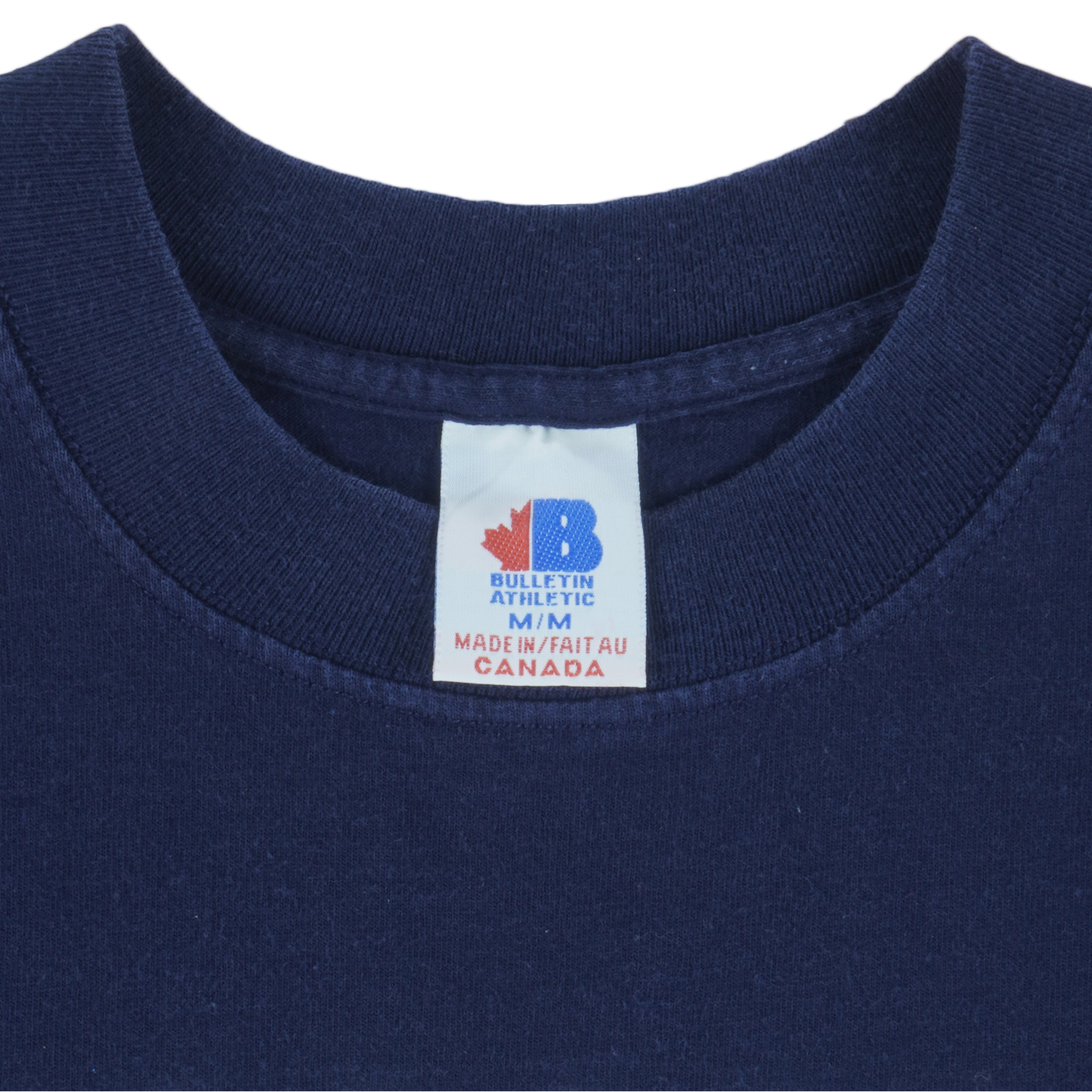 NHL (Bulletin Athletic) - Toronto Maple Leafs Single Stitch T-Shirt 1990s Medium Vintage Retro Hockey