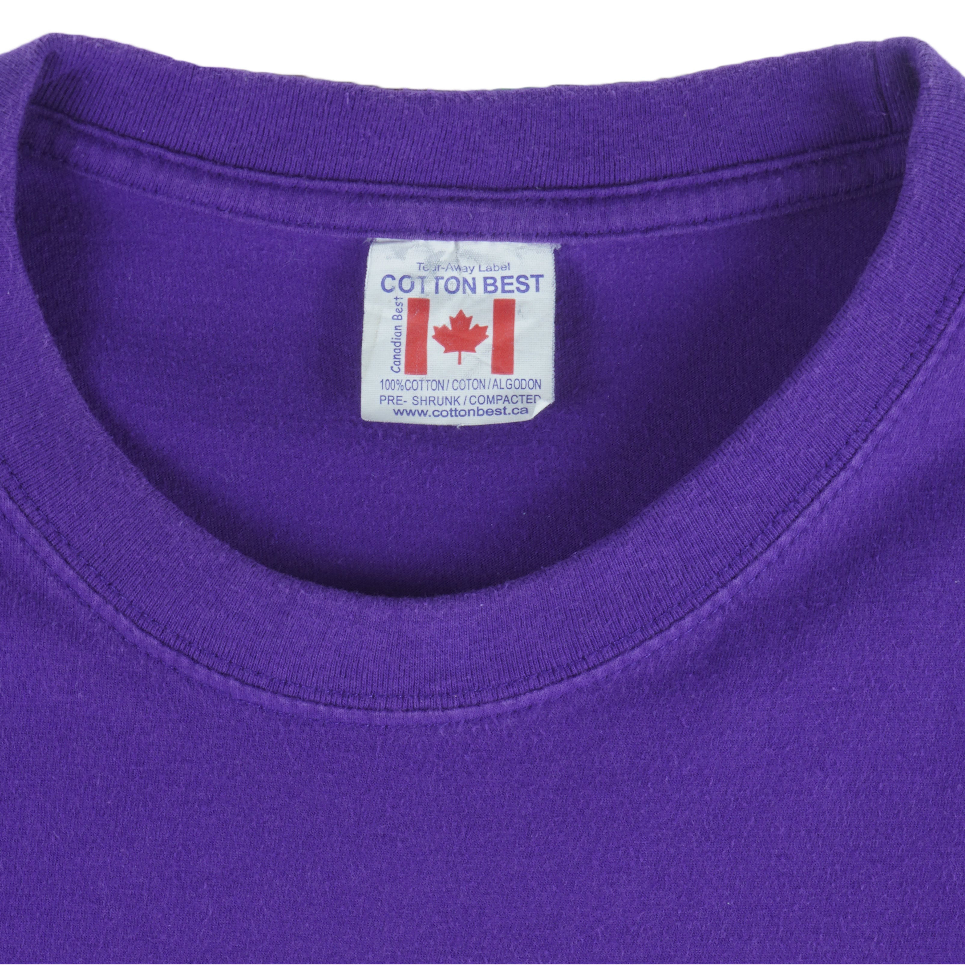 NBA (Cotton Best) - Toronto Raptors Big Logo T-Shirt 1990s Large Vintage Retro Basketball