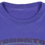 NBA (Nutmeg) - Toronto Raptors Big Logo T-Shirt 1994 Large Vintage Retro Basketball