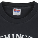 NHL (Hanes) - Washington Capitals Single Stitch T-Shirt 1990s X-Large Vintage Retro Hockey