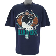 MLB - Seattle Mariners Ichiro SuZuki T-Shirt 2001 X-Large Vintage Retro Baseball