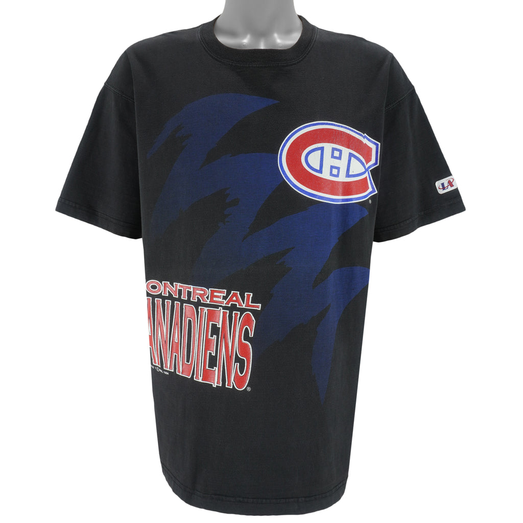NHL (Logo 7) - Montreal Canadiens T-Shirt 1994 X-Large Vintage Retro Hockey