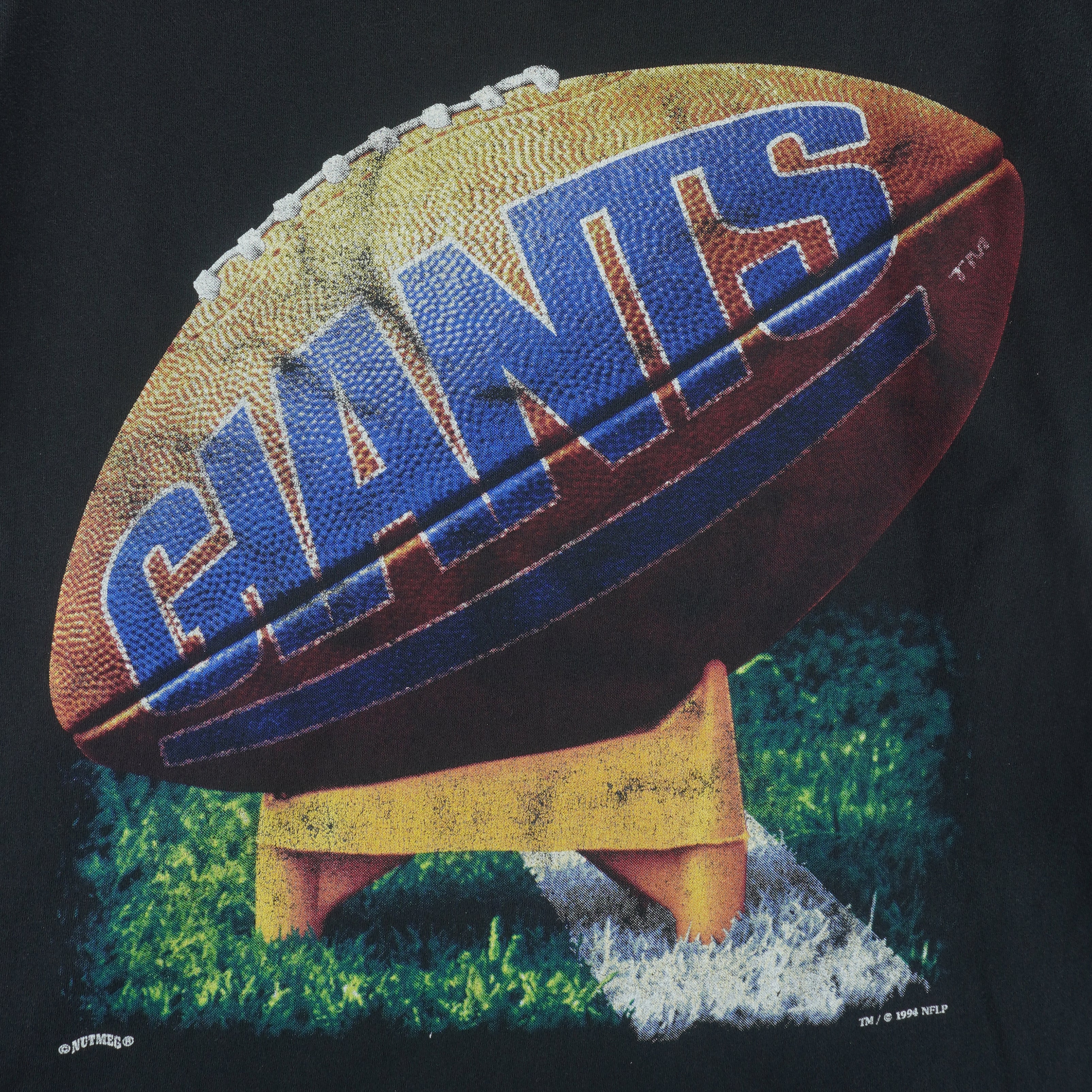 NFL (Nutmeg) - New York Giants T-Shirt 1994 X-Large Vintage Retro Football