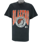 NBA (Trench) - Portland Trail Blazers Single Stitch T-Shirt 1990s X-Large