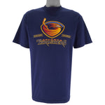 NHL (All Sport) - Atlanta Thrashers Big Logo T-Shirt 1990s Large Vintage Retro Hockey