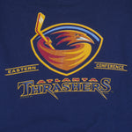 NHL (All Sport) - Atlanta Thrashers Big Logo T-Shirt 1990s Large Vintage Retro Hockey