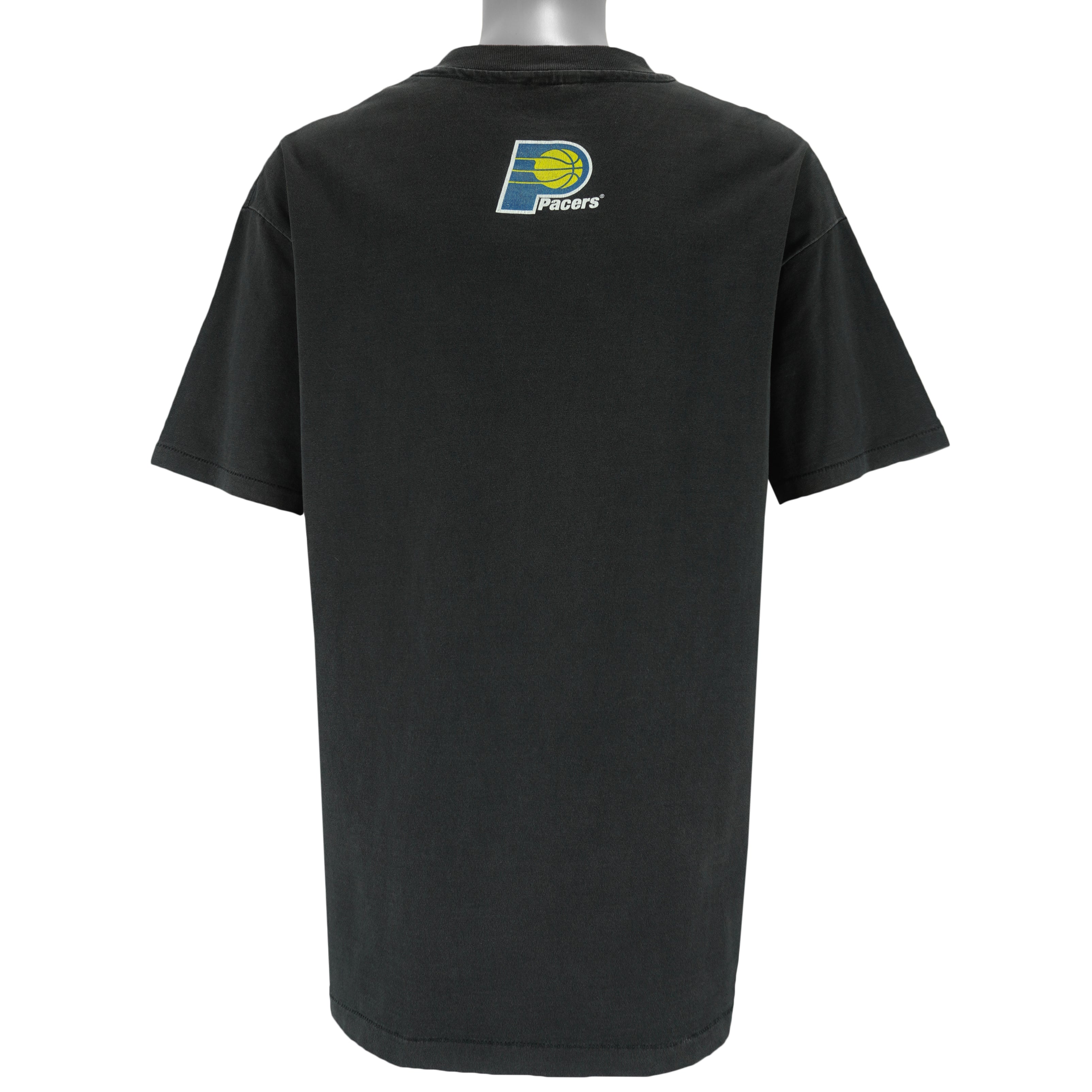 NBA (Hanes) - Indiana Pacers Single Stitch T-Shirt 1990s X-Large Vintage Retro Basketball