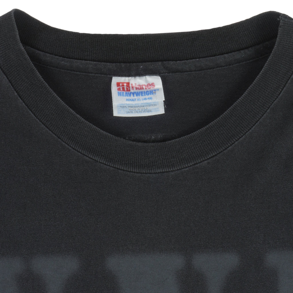 NBA (Hanes) - Indiana Pacers Single Stitch T-Shirt 1990s X-Large Vintage Retro Basketball