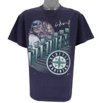 MLB (Tour Champ) - Seattle Mariners Ken Griffey Jr. T-Shirt 1997 Large Vintage Retro Baseball