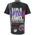 NBA (Spalding) - Toronto Raptors Big Logo T-Shirt 1997 Medium Vintage Retro Basketball