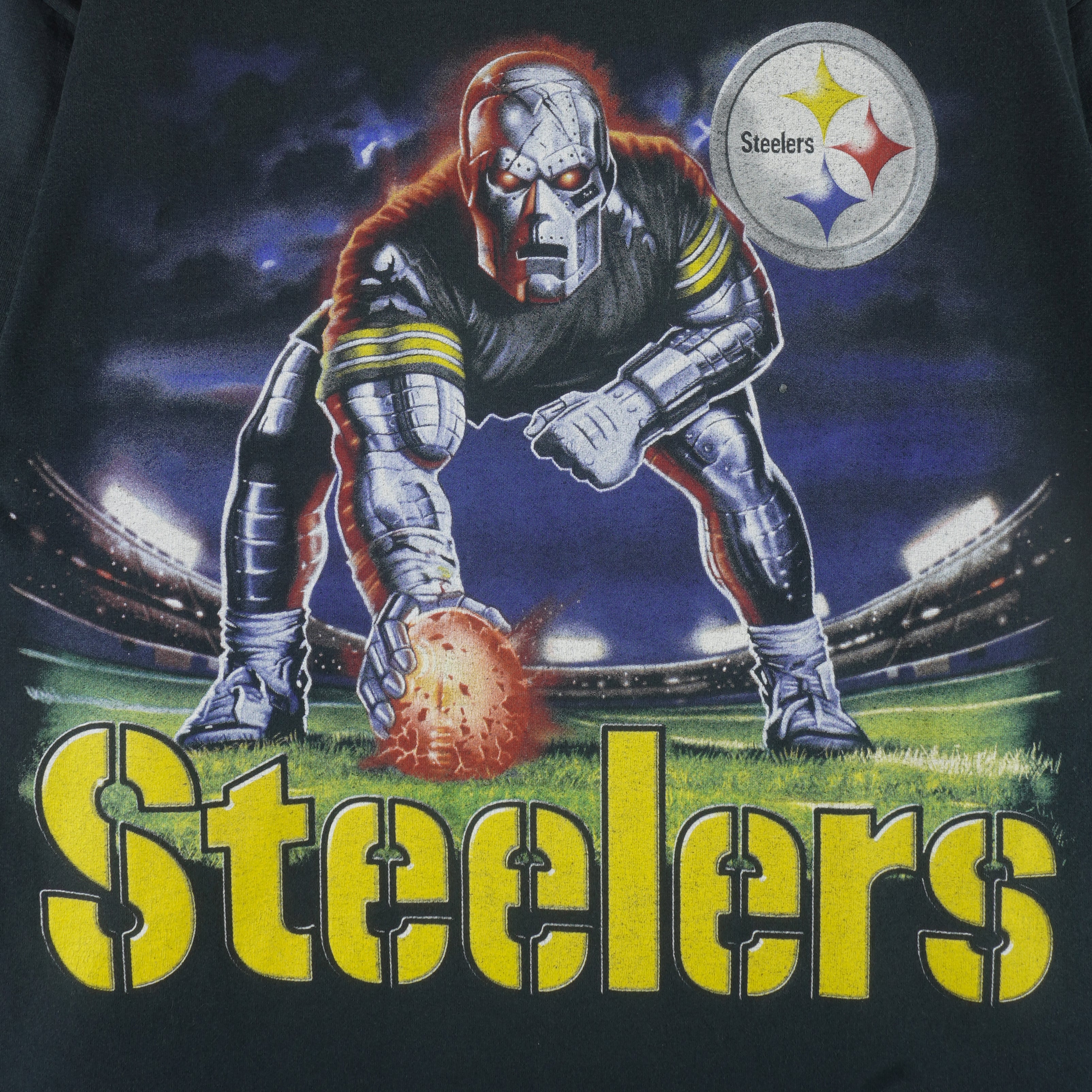 NFL - Pittsburgh Steelers Big Logo T-Shirt 2000s X-Large Vintage Retro Football
